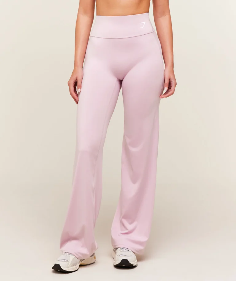 Леггинсы GymShark Training Straight Leg Regular Leggings Haze Pink