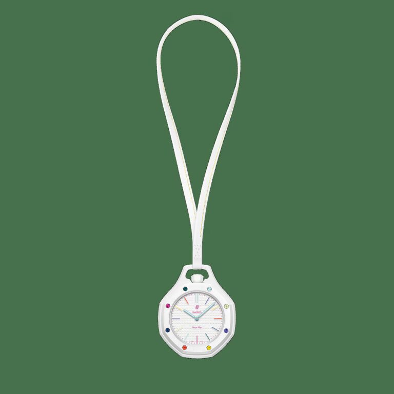 Часы карманные Swatch x Audemars Piguet Bioceramic Royal Pop Huit Blanc