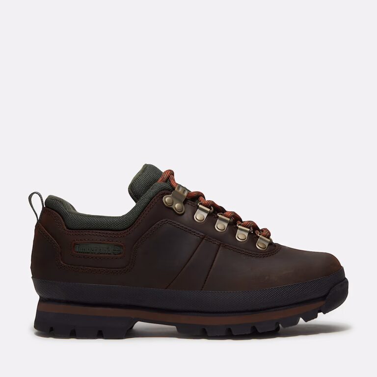 Ботинки женские Timberland Euro Hiker Low Dark Brown Full-Grain