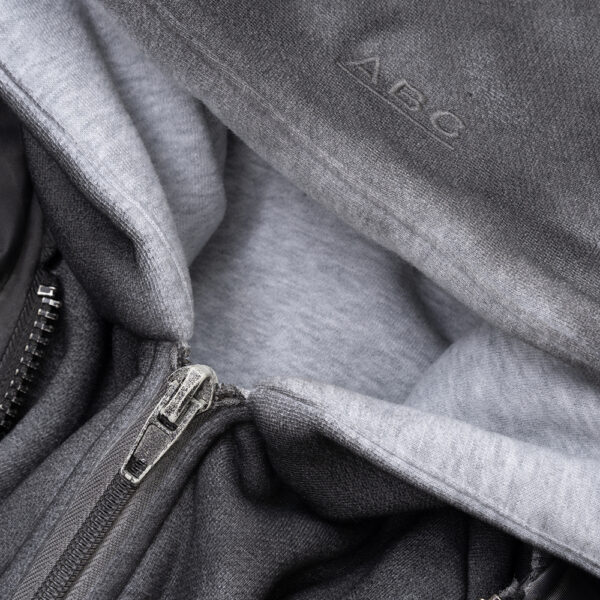 Куртка бомбер ABC Clothes Hooded Bomber серая