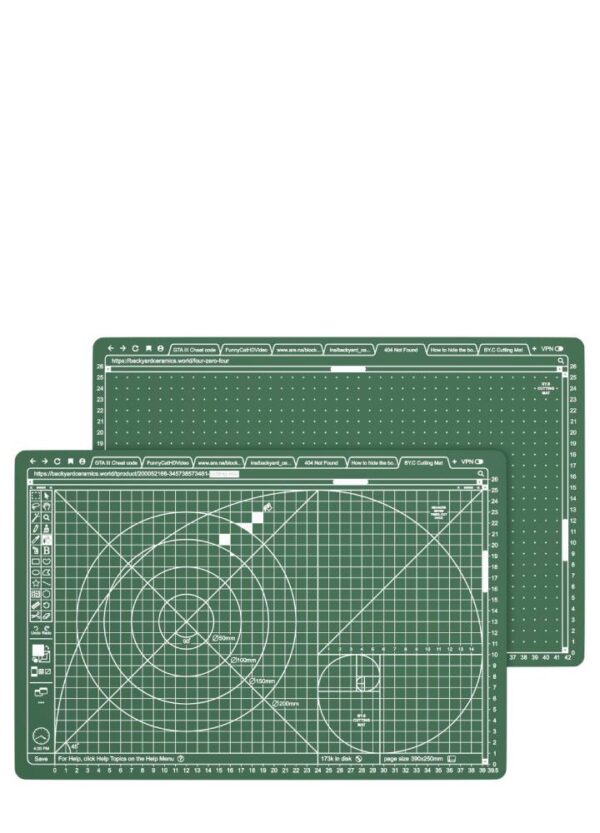 Коврик Backyard Ceramics Cutting Mat A3