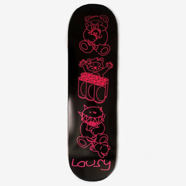 Доска для скейтборда Lousy Skate Co "Emo Bear", 8,5