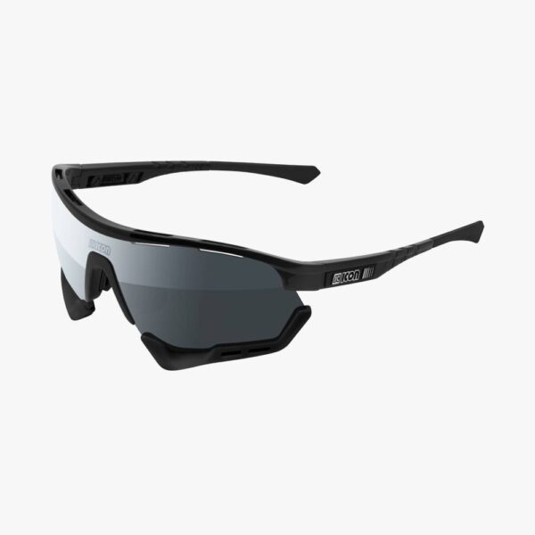 Солнцезащитные очки Scicon AEROTECH Black Gloss/lens SCNPP Multimirror Silver